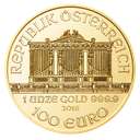 Wiener Philharmoniker 1oz Goldmünze 2018