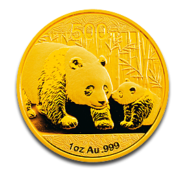 China Panda 1oz Goldmünze 2011