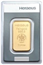 31,1 Gramm (1oz) Goldbarren Heraeus Kinebar®