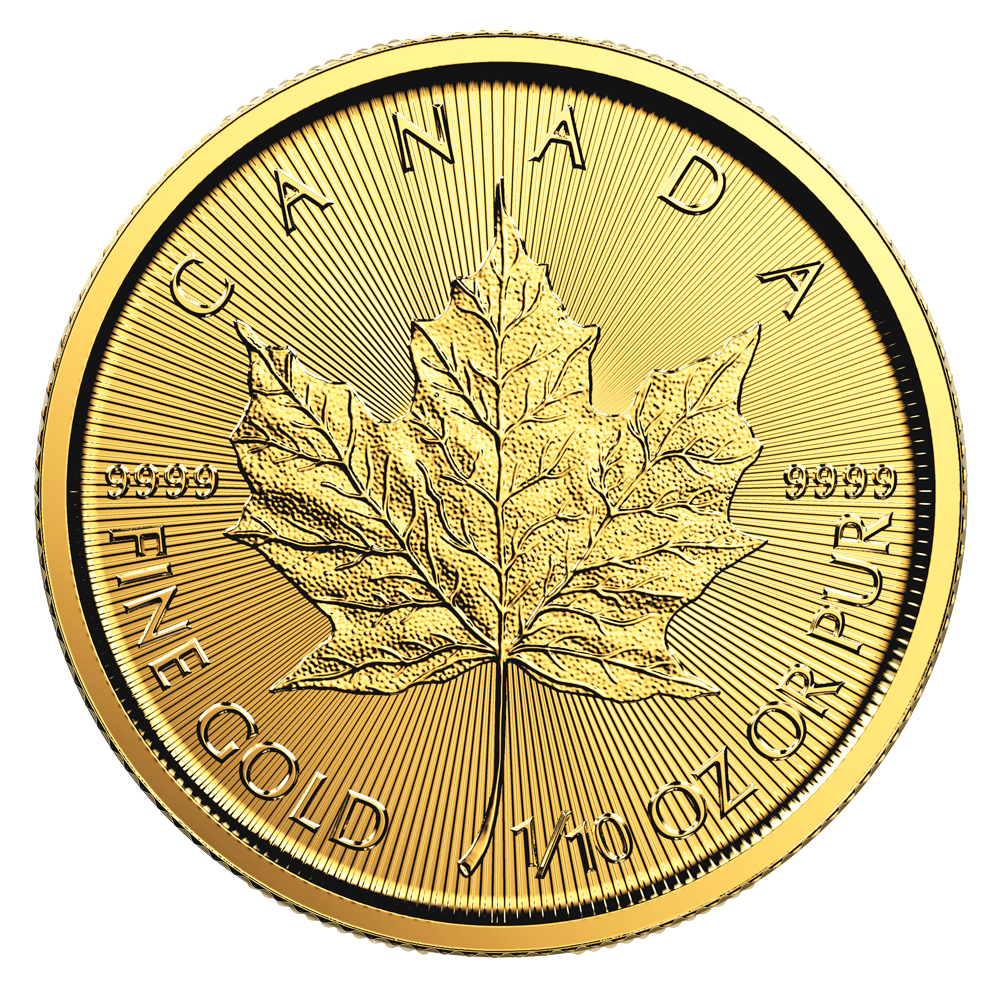 Maple Leaf 1/10oz Goldmünze 2018