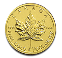 Maple Leaf 1/10 Unze Goldmünze verschiedene Jahre