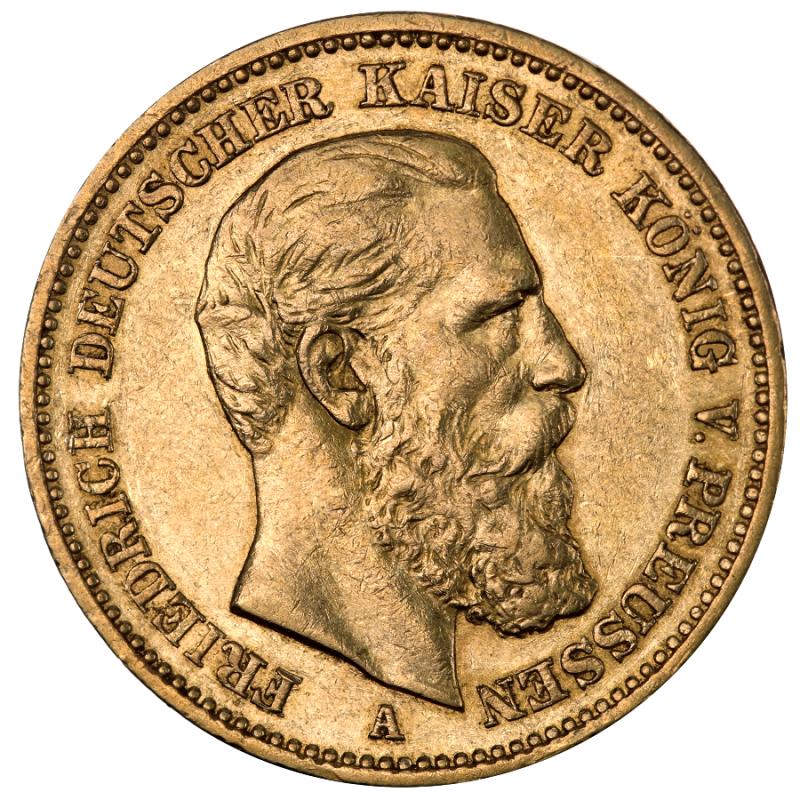 20 Mark Kaiser Friedrich III Goldmünze | Preußen | 1888