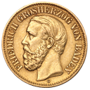 10 Mark Großherzog Friedrich I. Goldmünze | Baden | 1872-1888