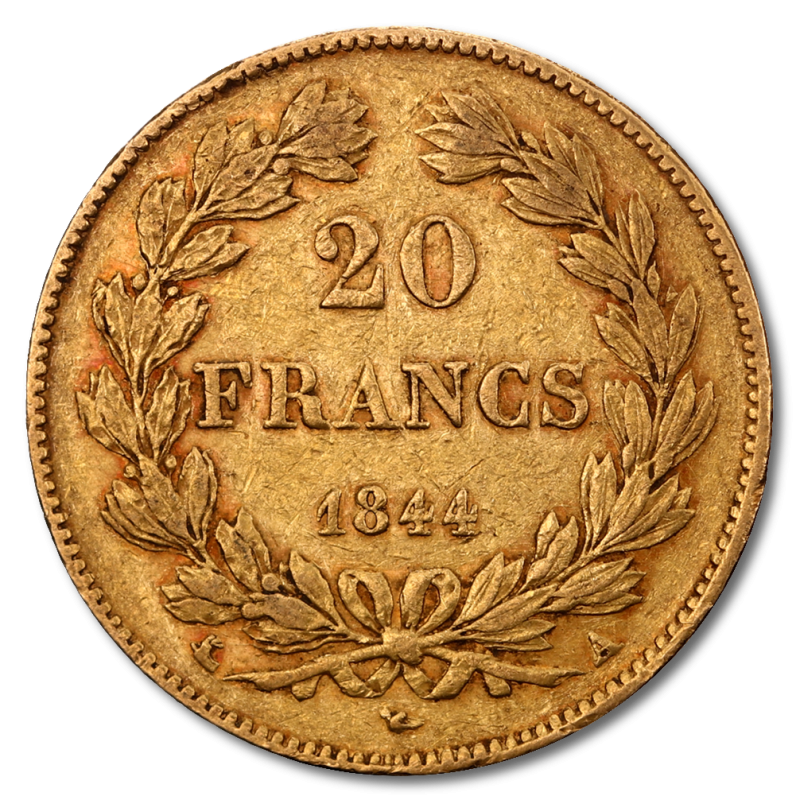 20 Franken Louis Philippe I. Goldmünze | 1830-1848 | Frankreich