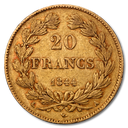 20 Franken Louis Philippe I. Goldmünze | 1830-1848 | Frankreich