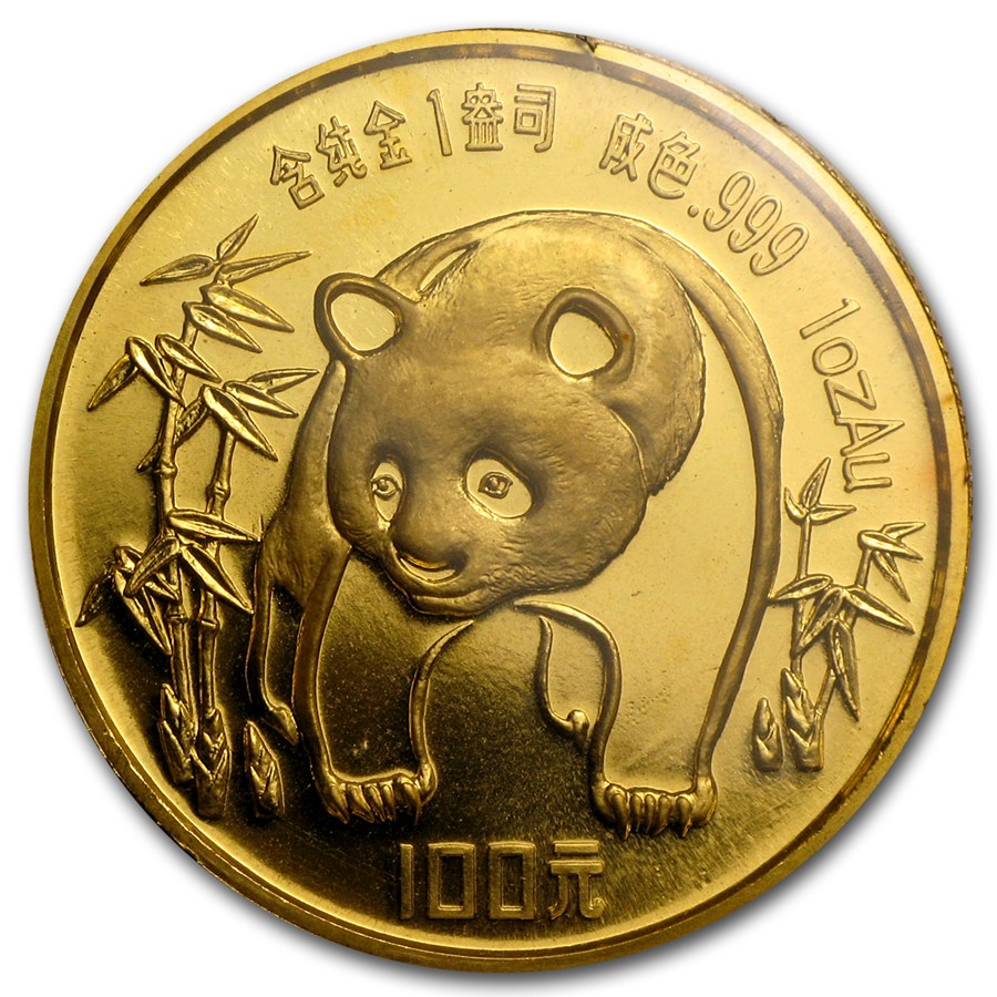 China Panda 1oz Goldmünze 2014