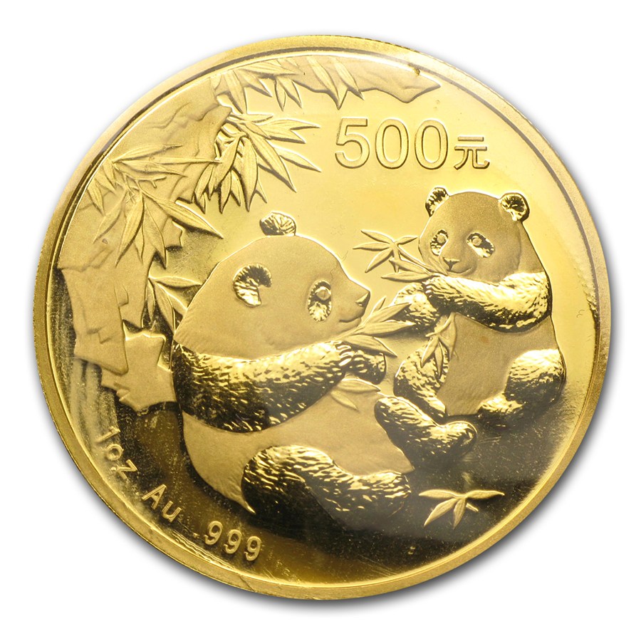 China Panda 1 Unze Goldmünze 2006