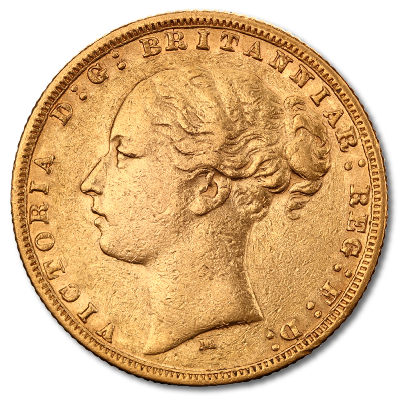 1 Pfund Sovereign Victoria Jugend Goldmünze | 1838-1887