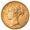 1 Pfund Sovereign Victoria Jugend Goldmünze | 1838-1887
