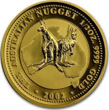 Nugget/Känguru 1/2oz Goldmünze 2002