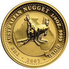 Nugget/Känguru 1/4oz Goldmünze 2002