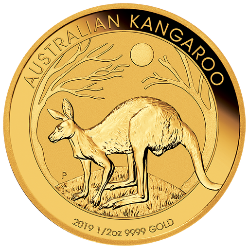 [101235] Känguru 1/2oz Goldmünze 2019