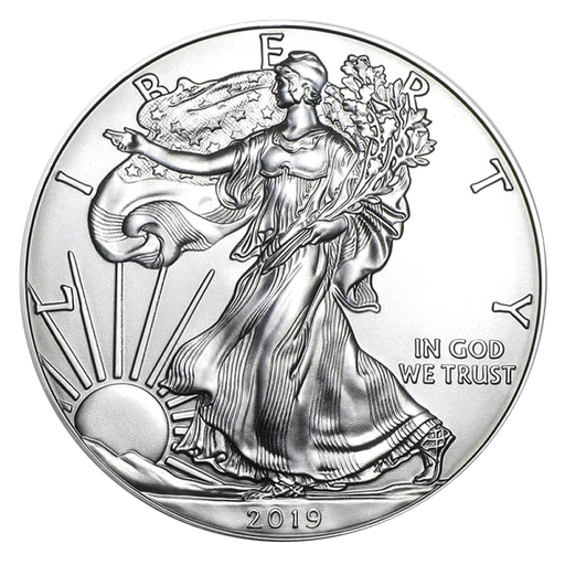 [21838] American Eagle 1 Unze Silbermünze 2019 Differenzbesteuert