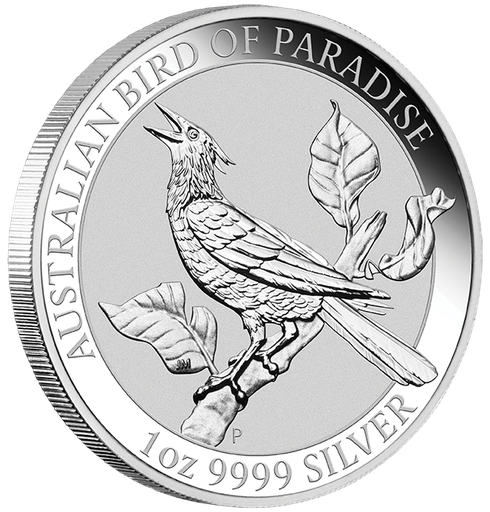[201298] Birds of Paradise Manucodia Paradiesvogel 1 Unze Silbermünze 2019 differenzbesteuert