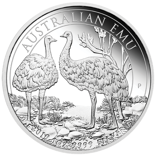[201286] Australien Emu 1 Unze Silbermünze 2019 (differenzbesteuert)