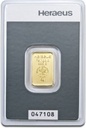 5 Gramm Goldbarren Heraeus mit Zertifikat