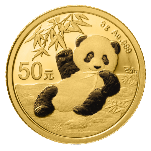[10700] China Panda 3g Goldmünze 2020