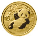 China Panda 1g Goldmünze 2020