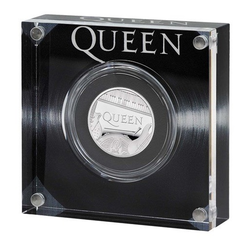 [209187] Musik-Legenden - Queen - 1/2 Unze Silbermünze 2020 Proof differenzbesteuert