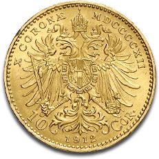 [10203] 10 Kronen Österreich 3,05g Goldmünze