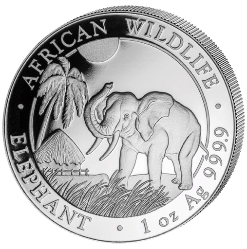 [23107-1] Somalia Elefant 1oz Silbermünze 2017 differenzbesteuert