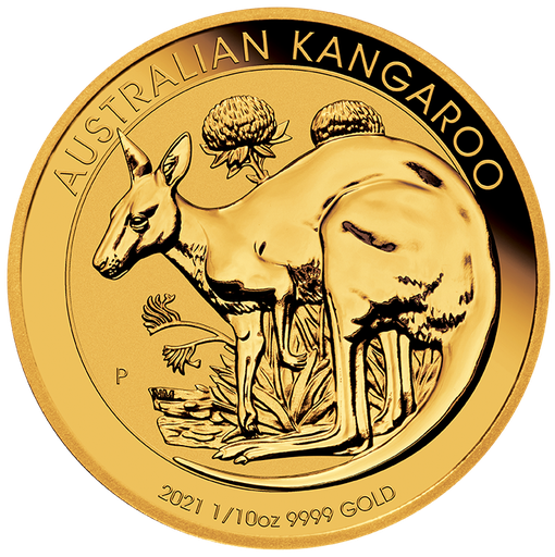 [101259] Känguru 1/10 Unze Goldmünze 2021