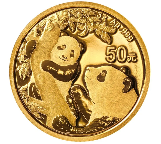 [106304] China Panda 3g Goldmünze 2021