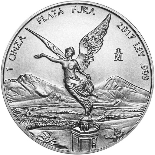 [21233] Libertad Silbermünze 1 Unze Mexiko 2017 differenzbesteuert