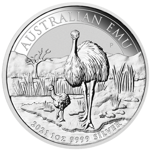 [201288] Australien Emu 1 Unze Silbermünze 2021 (differenzbesteuert)