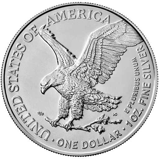 [21842-1] American Eagle 1 Unze Silbermünze 2021 - neues Design Type 2 differenzbesteuert