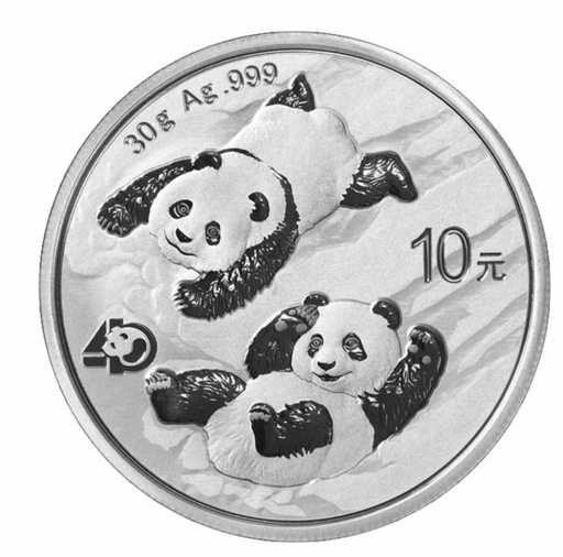 [20690] China Panda 30g Silbermünze 2022 differenzbesteuert