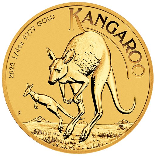 [101267] Känguru 1/4 Unze Goldmünze 2022