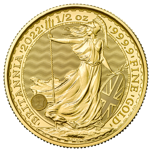 [109269] Britannia 1/2 Unze Goldmünze 2022