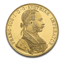[10204] 4 Dukaten Goldmünze | Neuprägung | Österreich