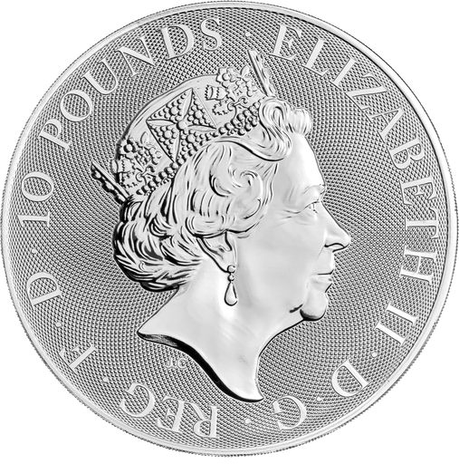 [209210] Britannia 10 Unzen Silbermünze 2021 differenzbesteuert