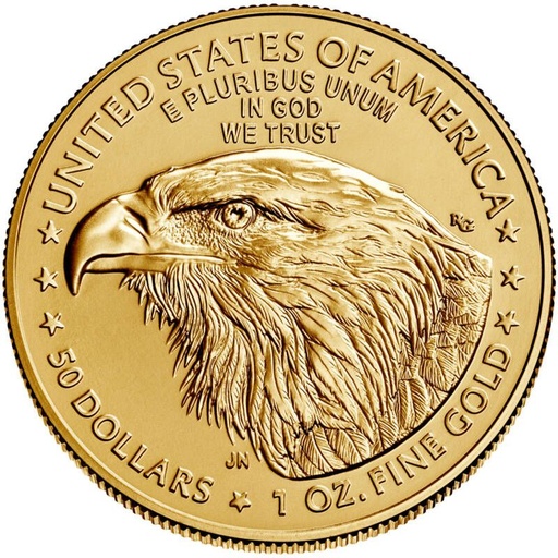 [118258] American Eagle 1 Unze Goldmünze 2021 Type 2