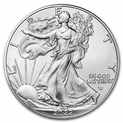 [21844] American Eagle 1 Unze Silbermünze 2022 differenzbesteuert