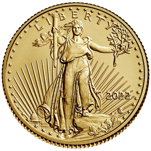 [118262] American Eagle 1 Unze Goldmünze 2022