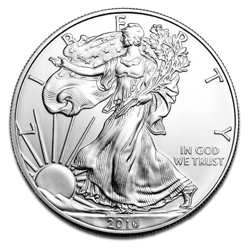 [21845] American Eagle 1oz Silbermünze 2016 differenzbesteuert