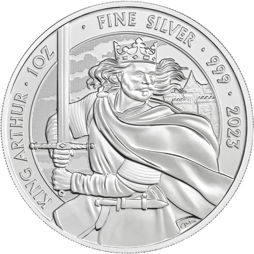 [209216] Myths and Legends &quot;King Arthur&quot; 1 Unze Silbermünze 2023 differenzbesteuert