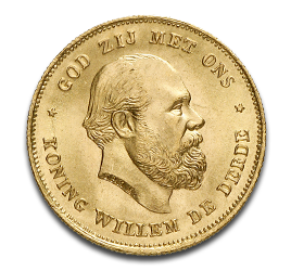 [11401] 10 Gulden Willem III. Goldmünze | 1875-1899 | Netherlands