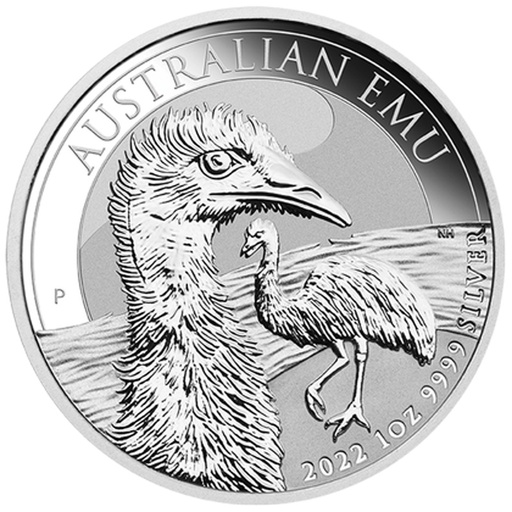 [201331] Australien Emu 1 Unze Silbermünze 2022 differenzbesteuert