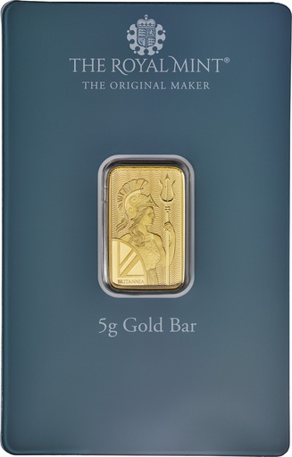 [30055] 5 Gramm Goldbarren Royal Mint Happy Birthday