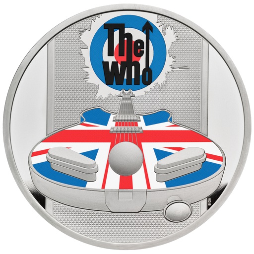 [209132] Musik-Legenden - The Who - 1 Unze Silbermünze 2021 Proof differenzbesteuert
