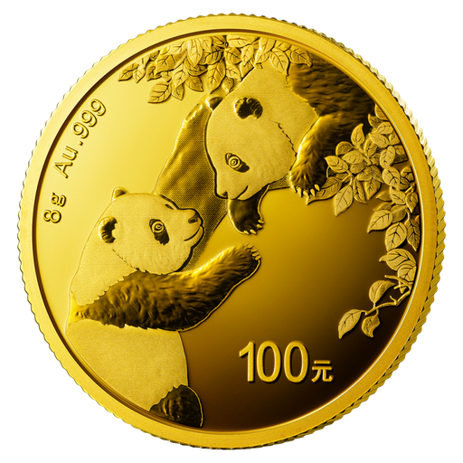 [106209] China Panda 8g Goldmünze 2023