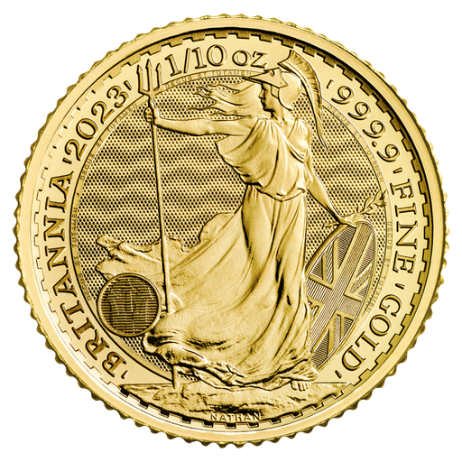 [109207] Britannia Elizabeth 1/10 Unze Goldmünze 2023