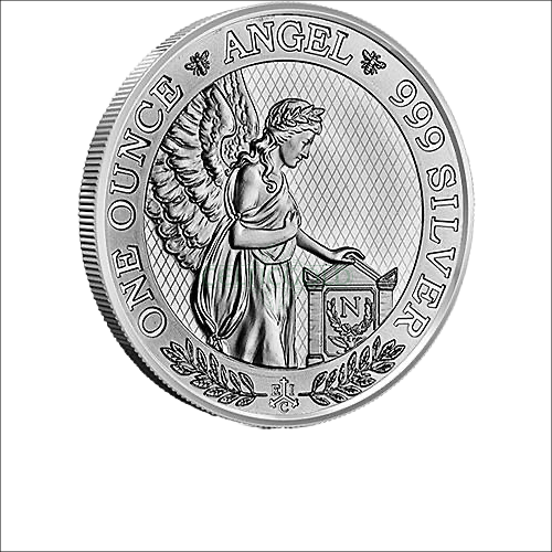 [24103] St. Helena Napoleon Angel 1 Unze Silbermünze 2021 differenzbesteuert