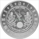 Tokelau Chronos 1 Unze Silbermünze 2021 | differenzbesteuert