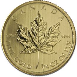 [10422] Maple Leaf 1/4oz Goldmünze 2013