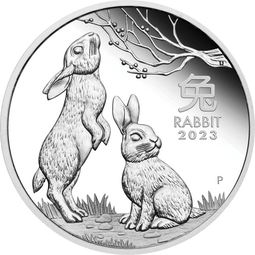 [20233] Lunar III Hase 1 Kilo Silbermünze 2023
